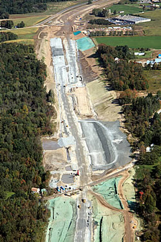 Landslide Mitigation Installed During Construction